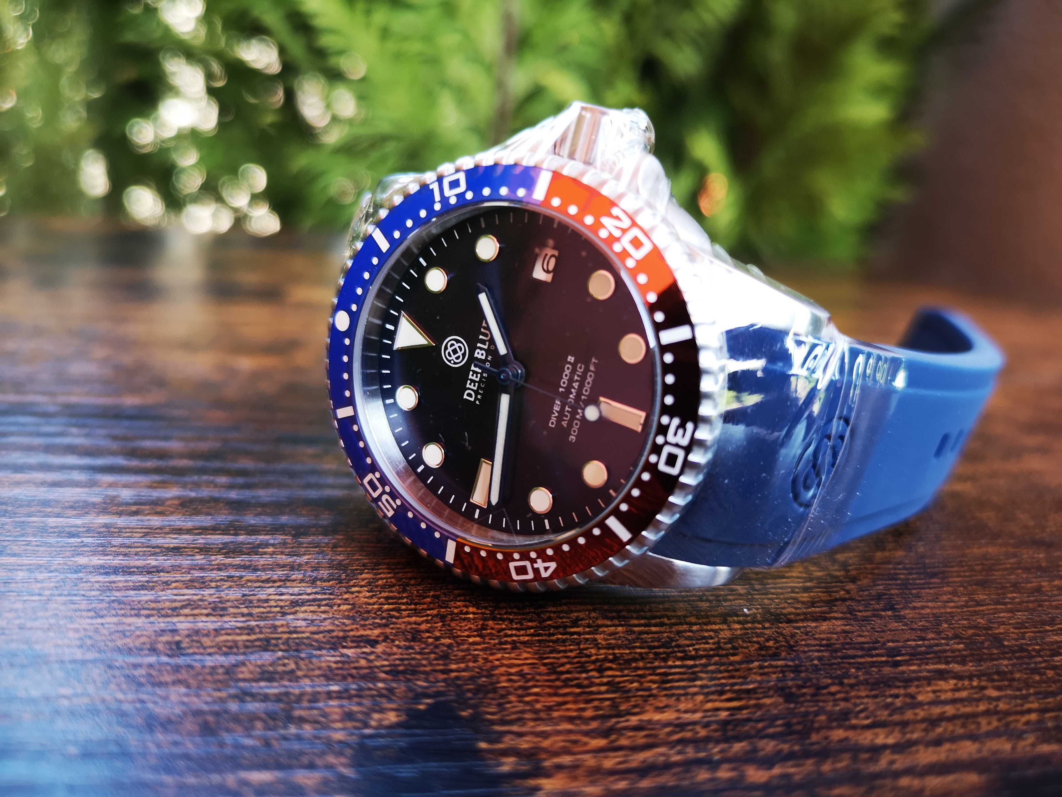 Fabrycznie nowy zegarek automatyczny DEEP BLUE MASTER DVR402PEPSBHND!