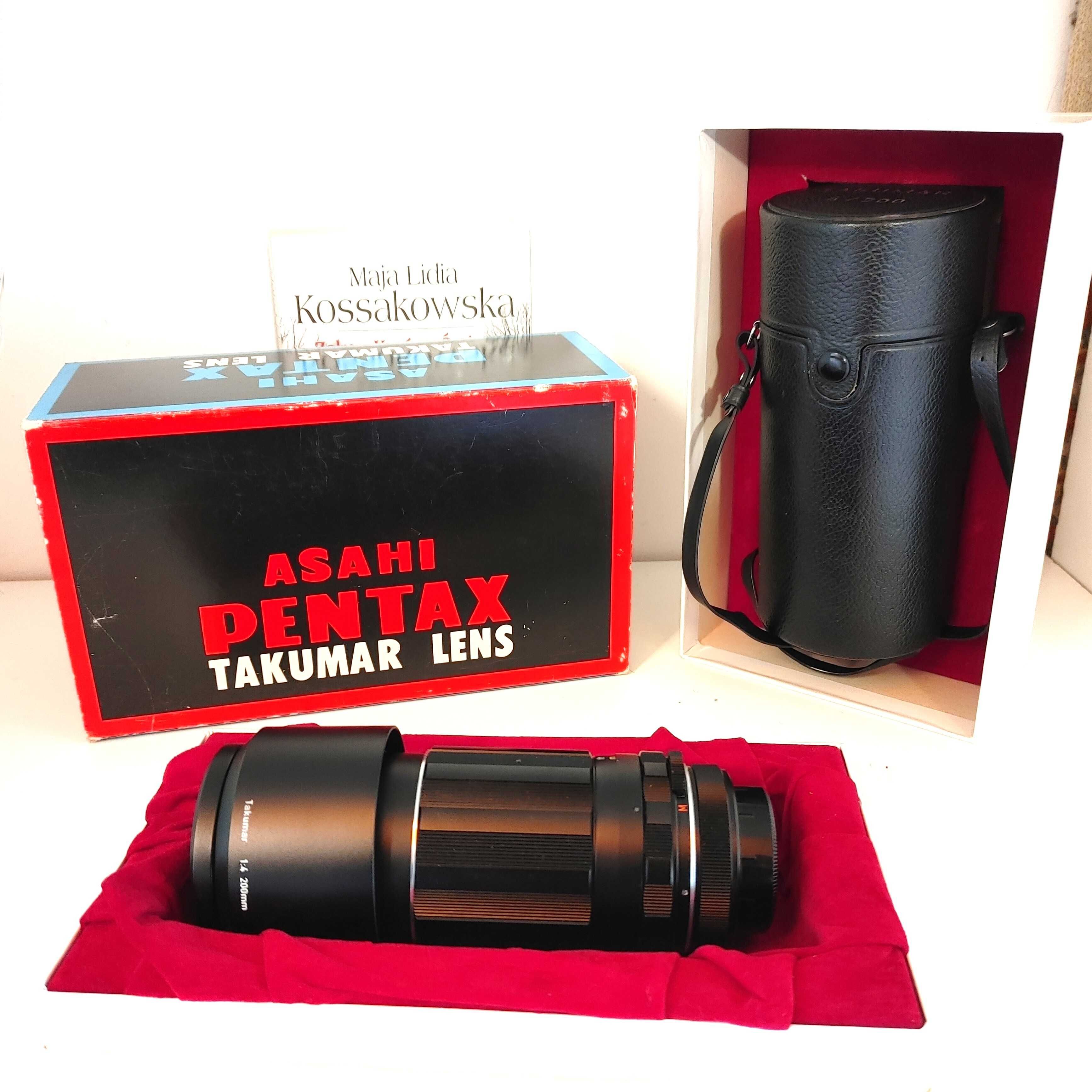 Obiektyw SUPER TAKUMAR 1:4/200 ASAH M42 - NOWY - mocowanie M42