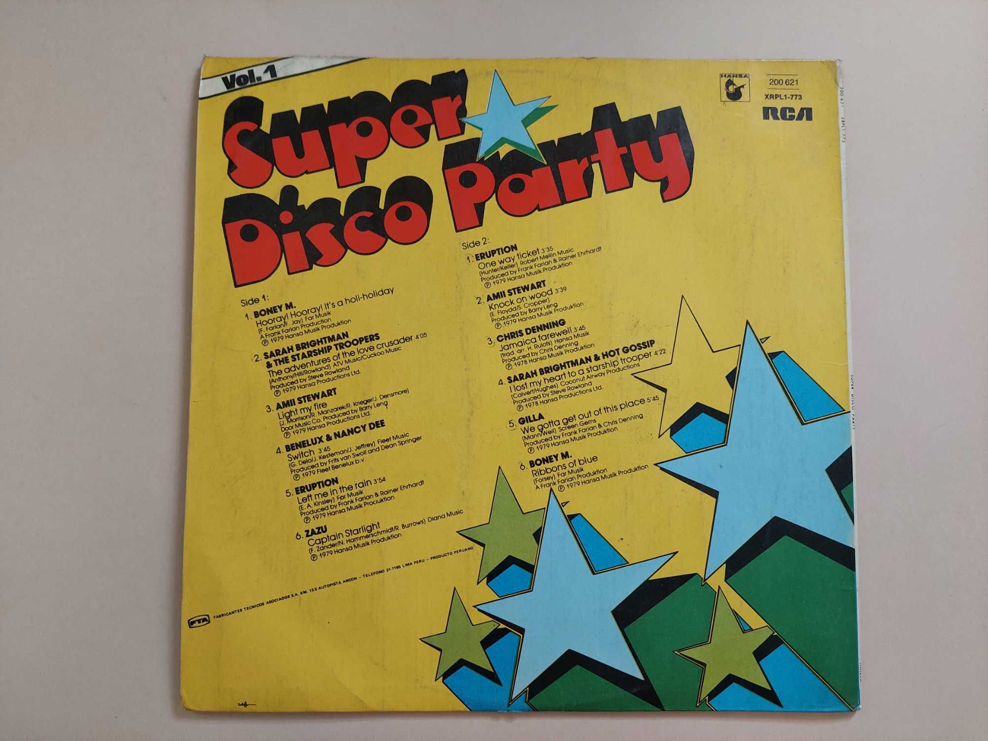 Super Disco Party Hooray Hooray winyl