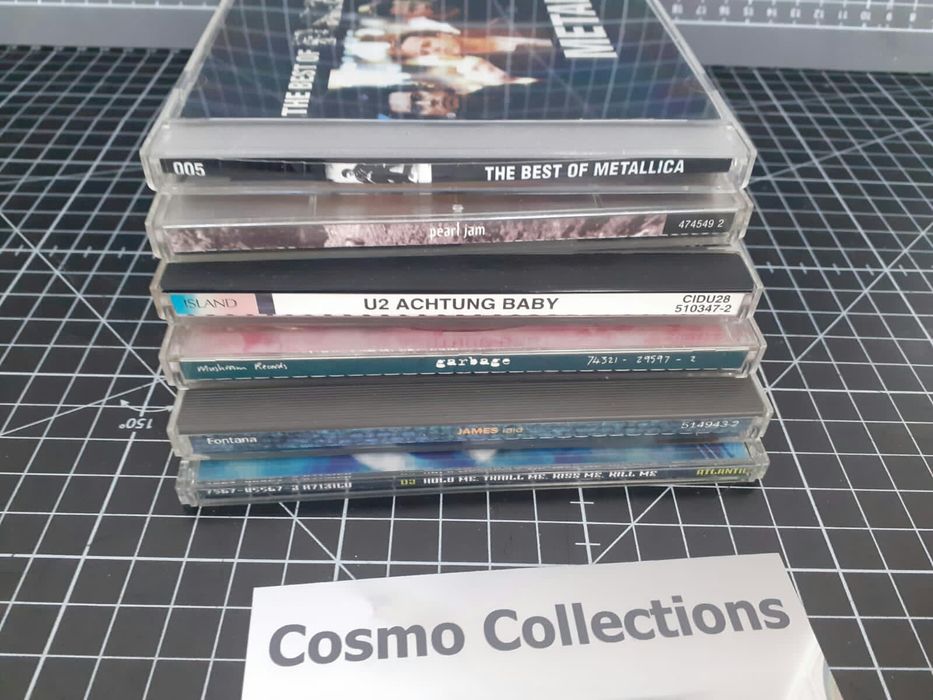 Cds Metallica, Garbage, Pearl Jam, U2, James Laid