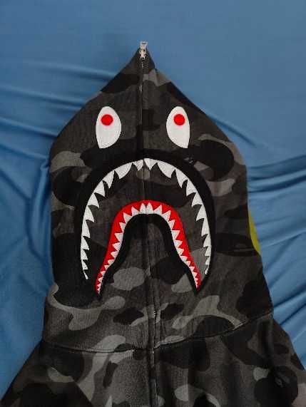 bape shark camo czarny L nowy