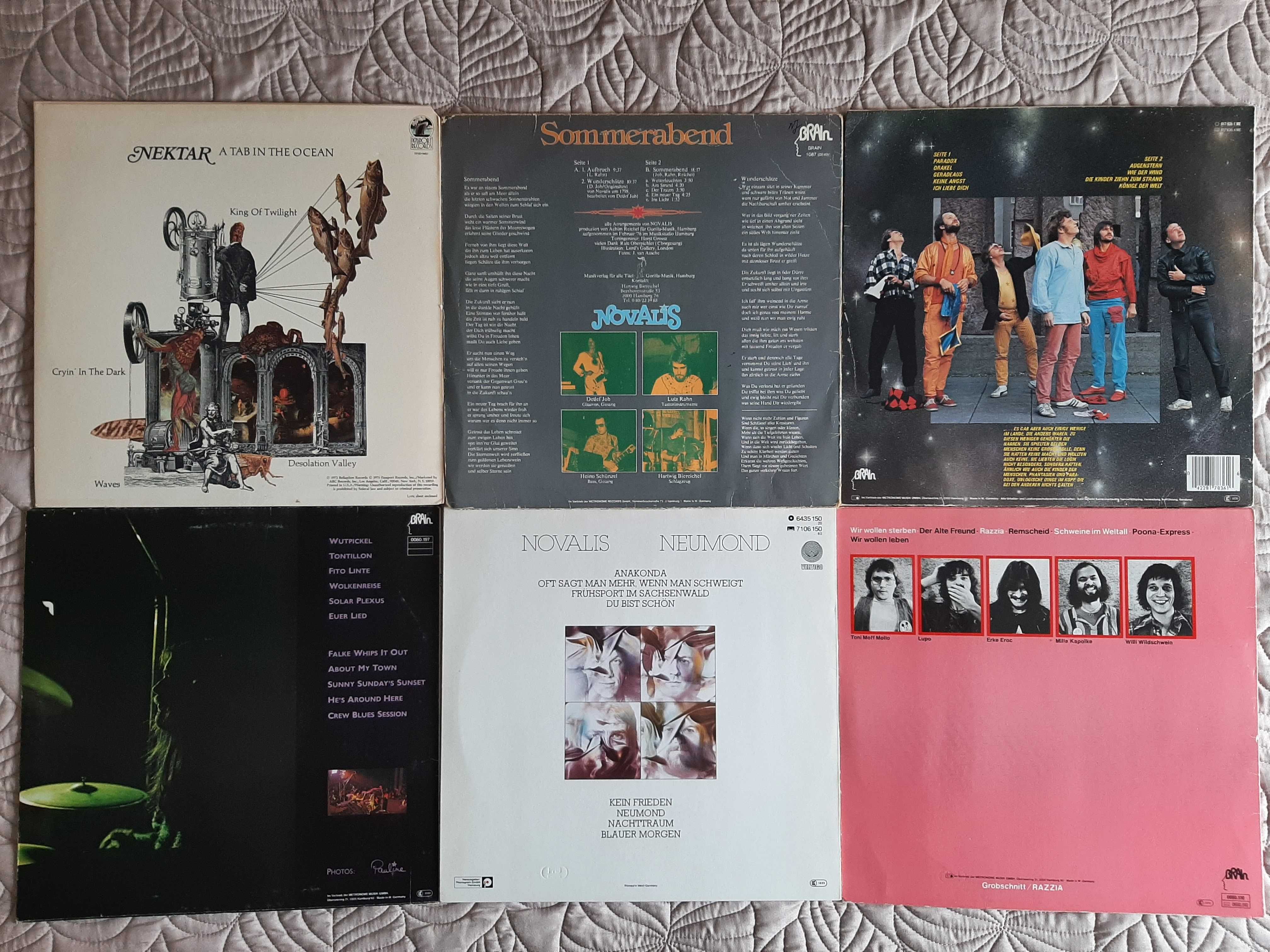 Nektar - Eroc - Novalis - Grobschnitt – Krautrock – Vinil LP