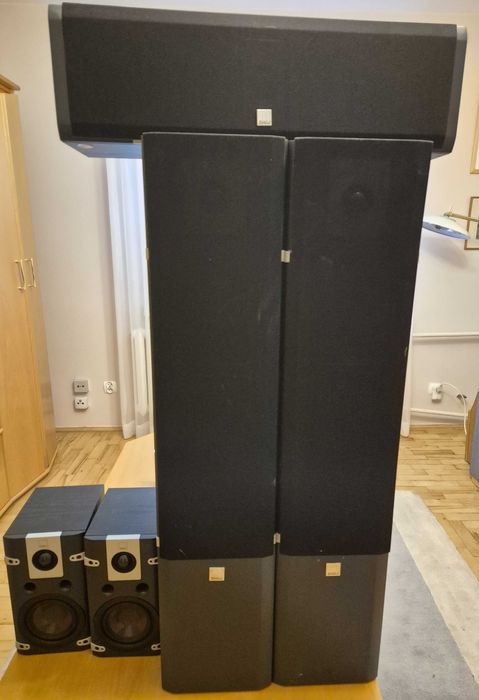 Kino domowe YAMAHA RX-S600D  plus 5 głośników DALI Lektor