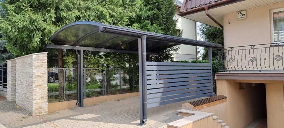 Aluminiowa Wiata samochodowa Garażowa wym. 3x5m  Carport