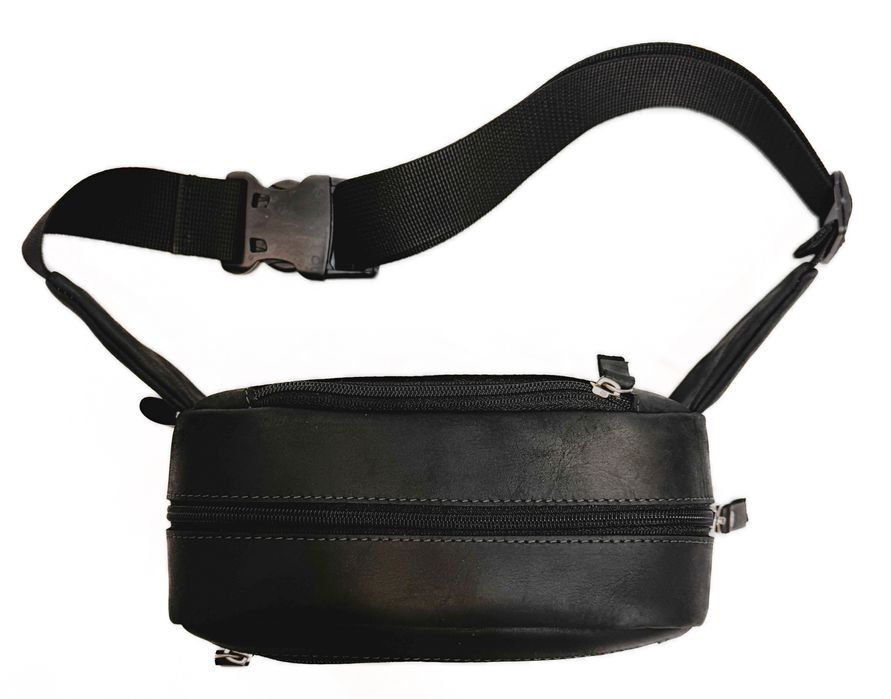 Сумка бананка на пояс на плече sb3(22) чорна