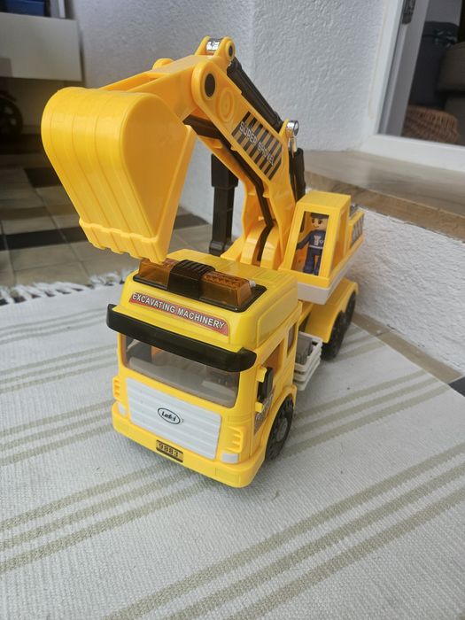 Koparka zabawka dźwięki i światełka