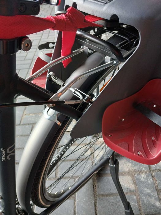 fotelik rowerowy mocowany na bagażnik