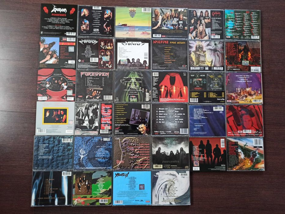 Płyty CD metal, hard rock, thrash, speed, first press, rare