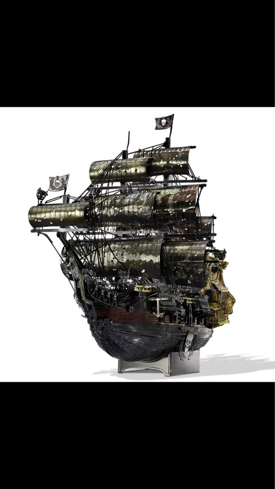 3D-пазл, корабель «Помста королеви Анни»