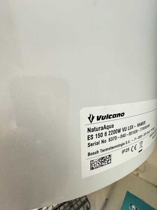 Termoacumulador Vulcano Naturaqua 150L