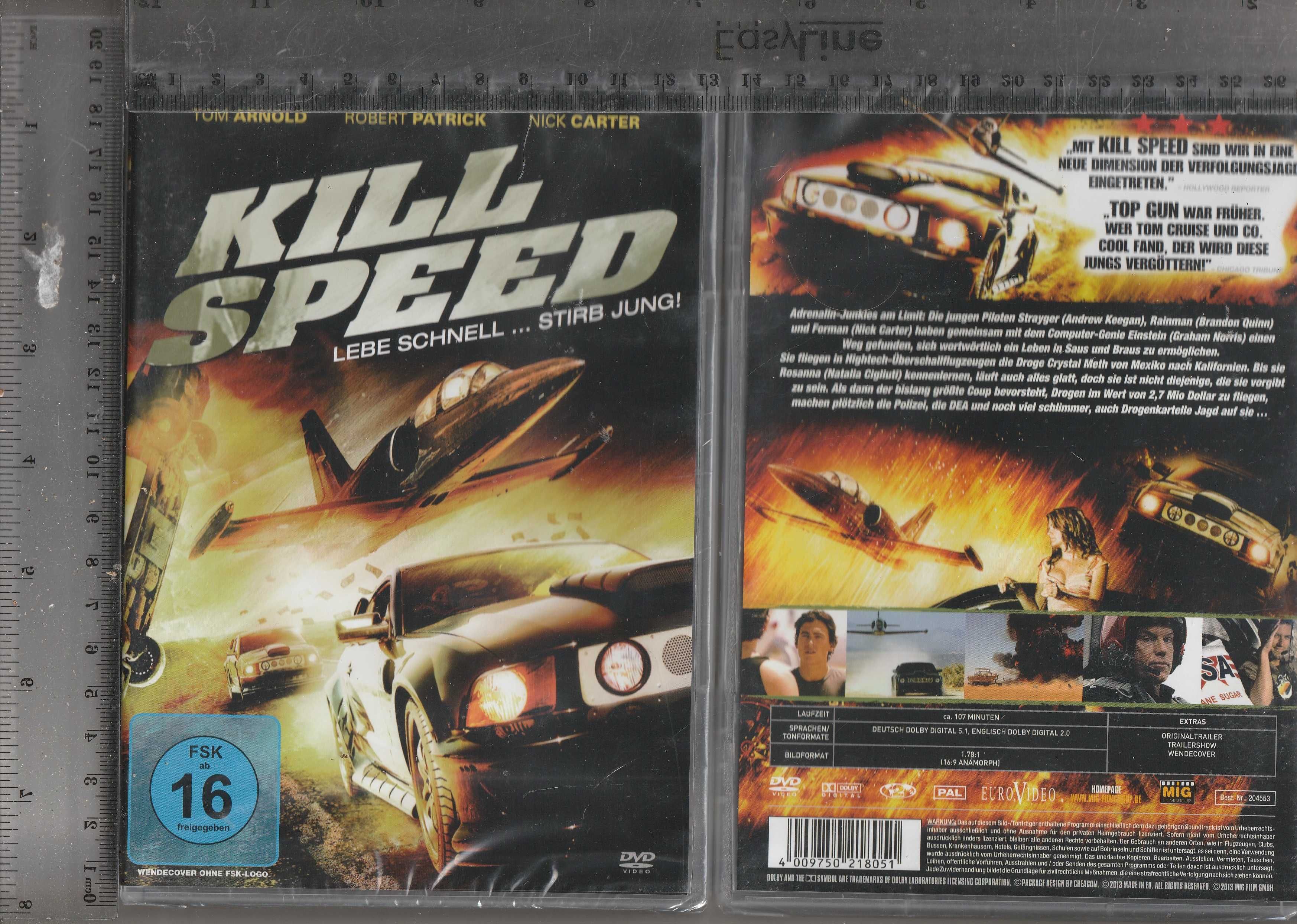 Kill Speed lebe schnell strib jung DVD