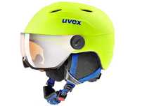 Шолом Шлем Uvex Kid's Junior Visor Pro 52-54см Неоново желтый