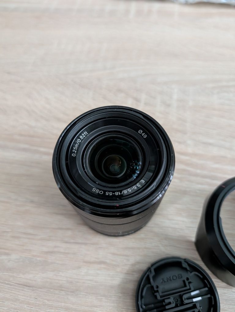 Obiektyw Sony Typ E E 18 – 55 mm F3.5-5.6 OSS  SEL1855