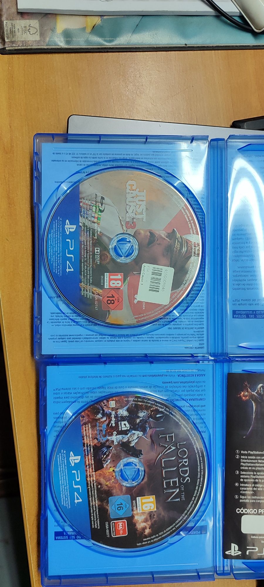 Vendo dois jogos. Ps4