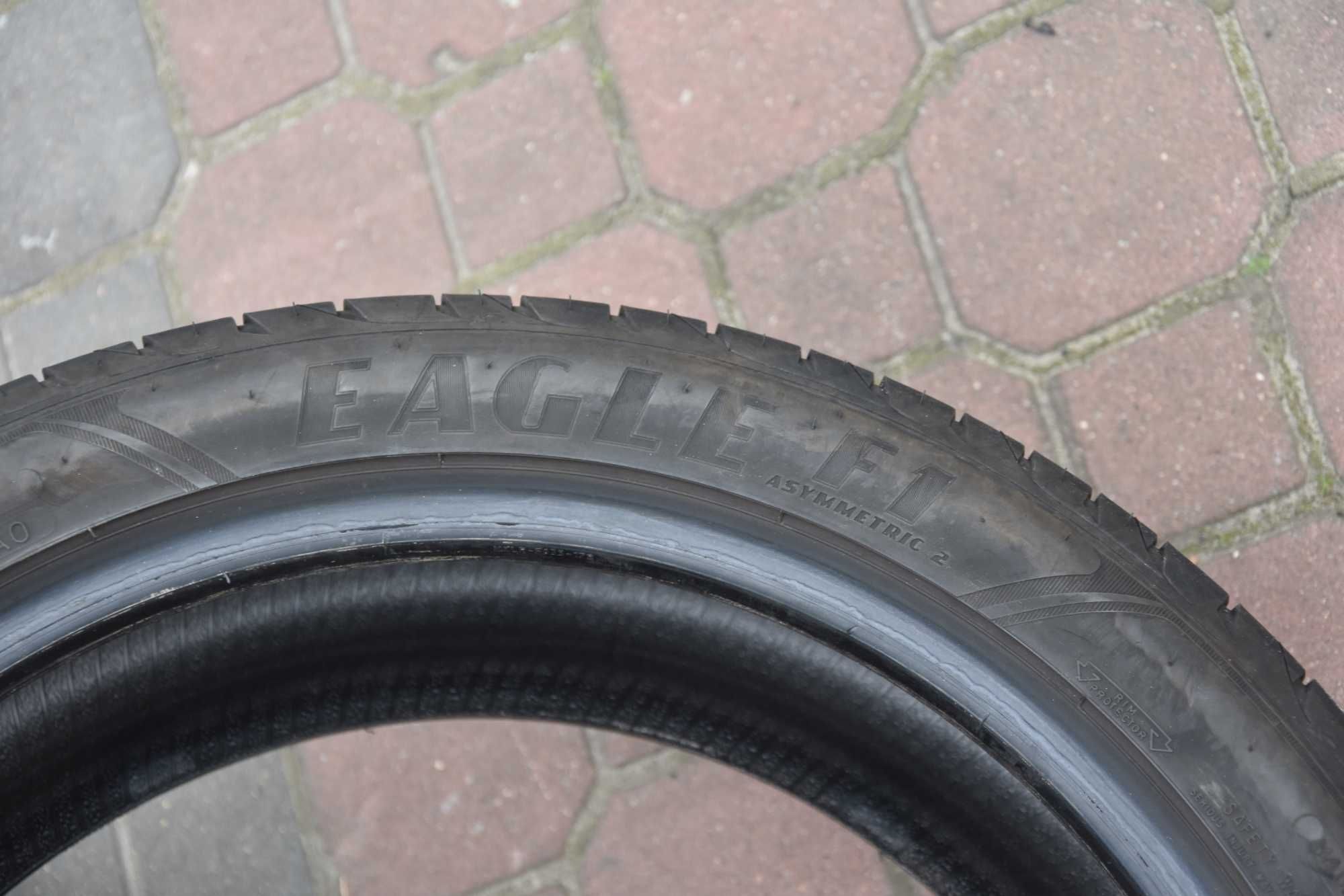 Para opon letnich 2szt opony GOOD YEAR EAGLE F1 255/40R20 101Y 19rok