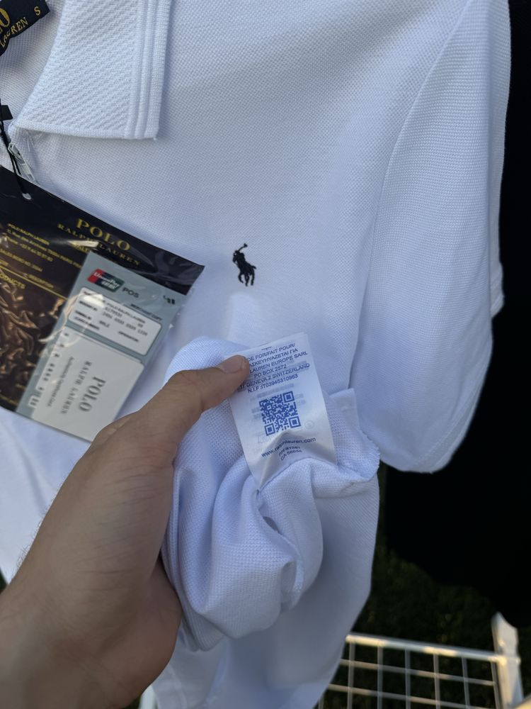 Полузамок Polo Ralph Lauren футболка чоловіча Поло Ральф воротник літо
