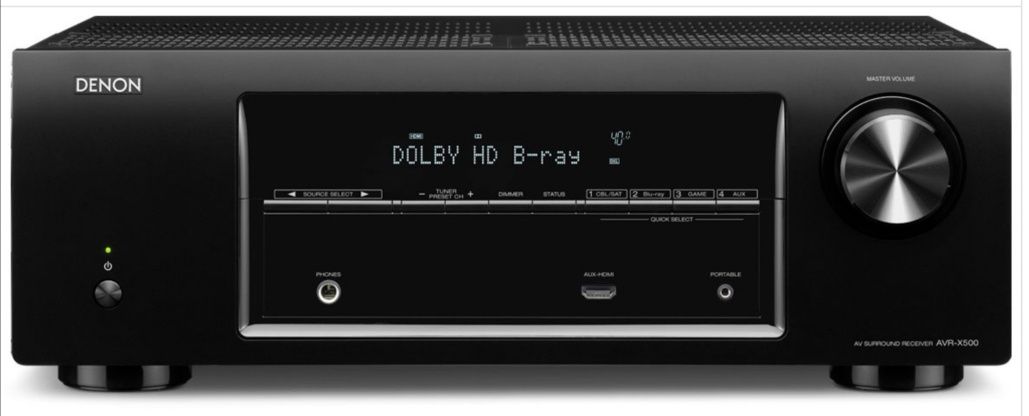 Denon AVR-X500 - 110 Watts - 5.1 Canais - 3D - DTS-HD - 5xHdmi