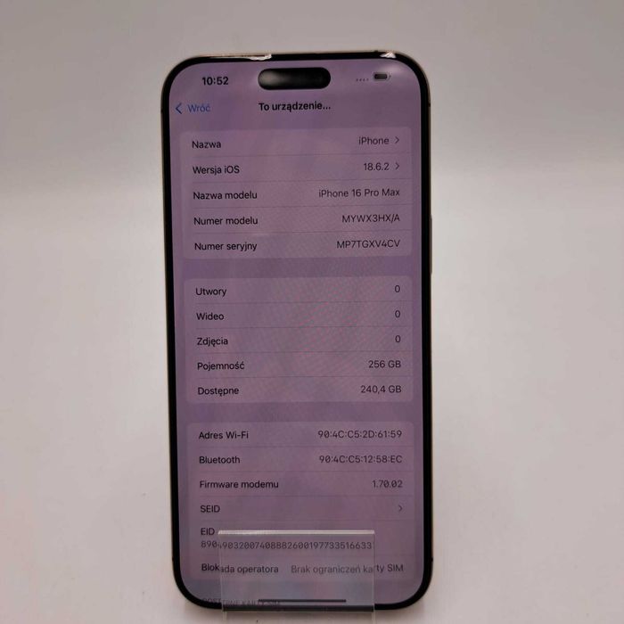iPhone 16 Pro Max 5G 256GB