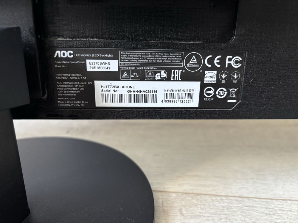 Monitor AOC E2270Sw