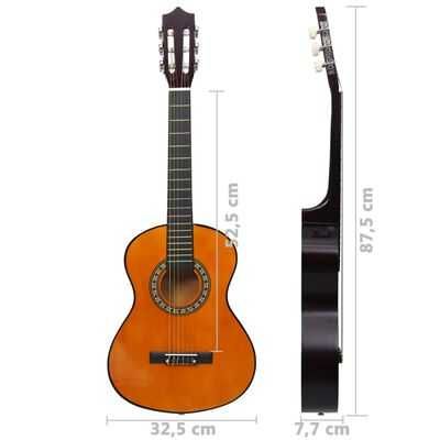 Guitarras clássicas para iniciantes/crianças 1/2 34"