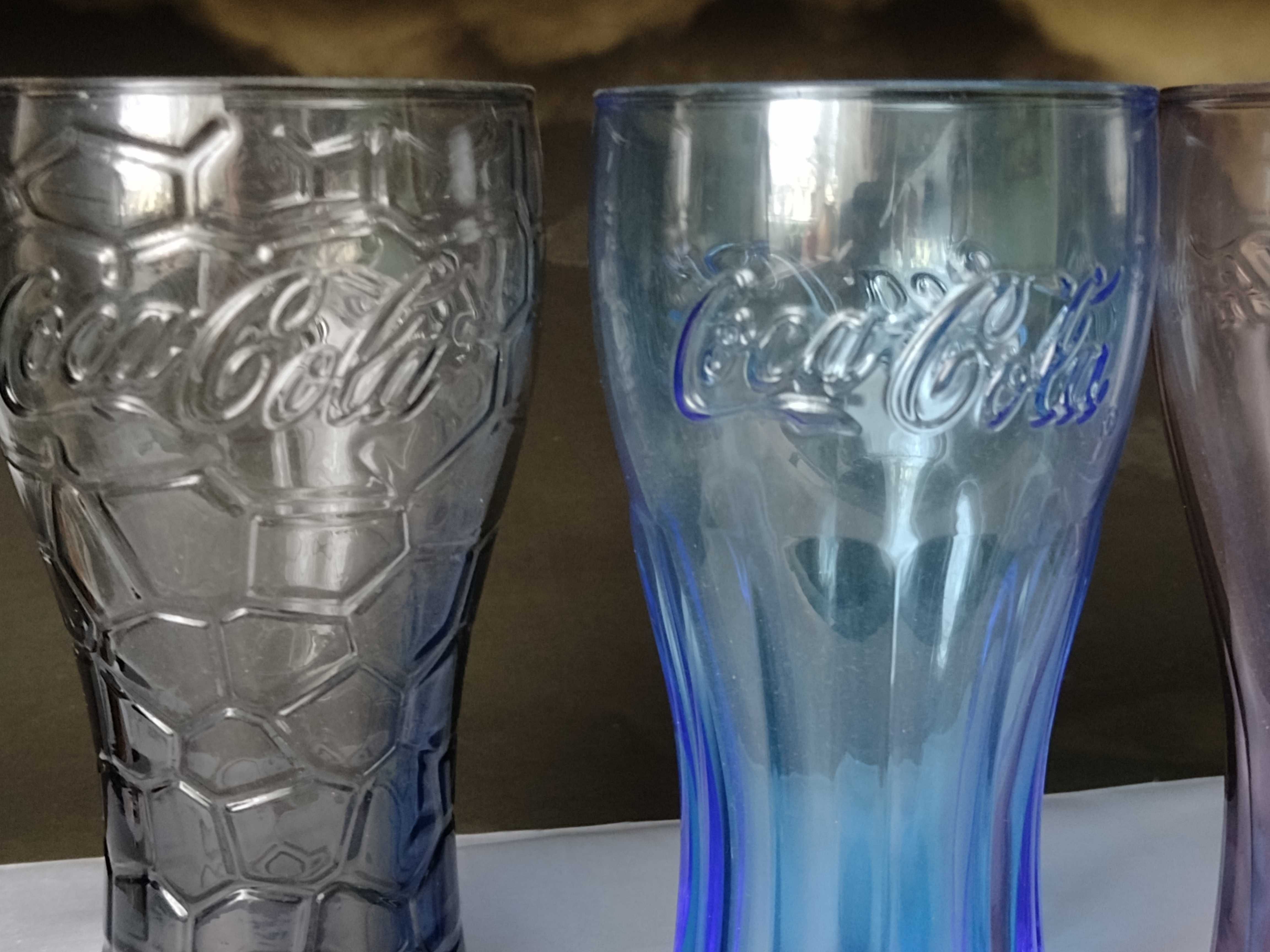 Coca Cola - Szklanki Kolekcjonerskie - zestaw 3 szt