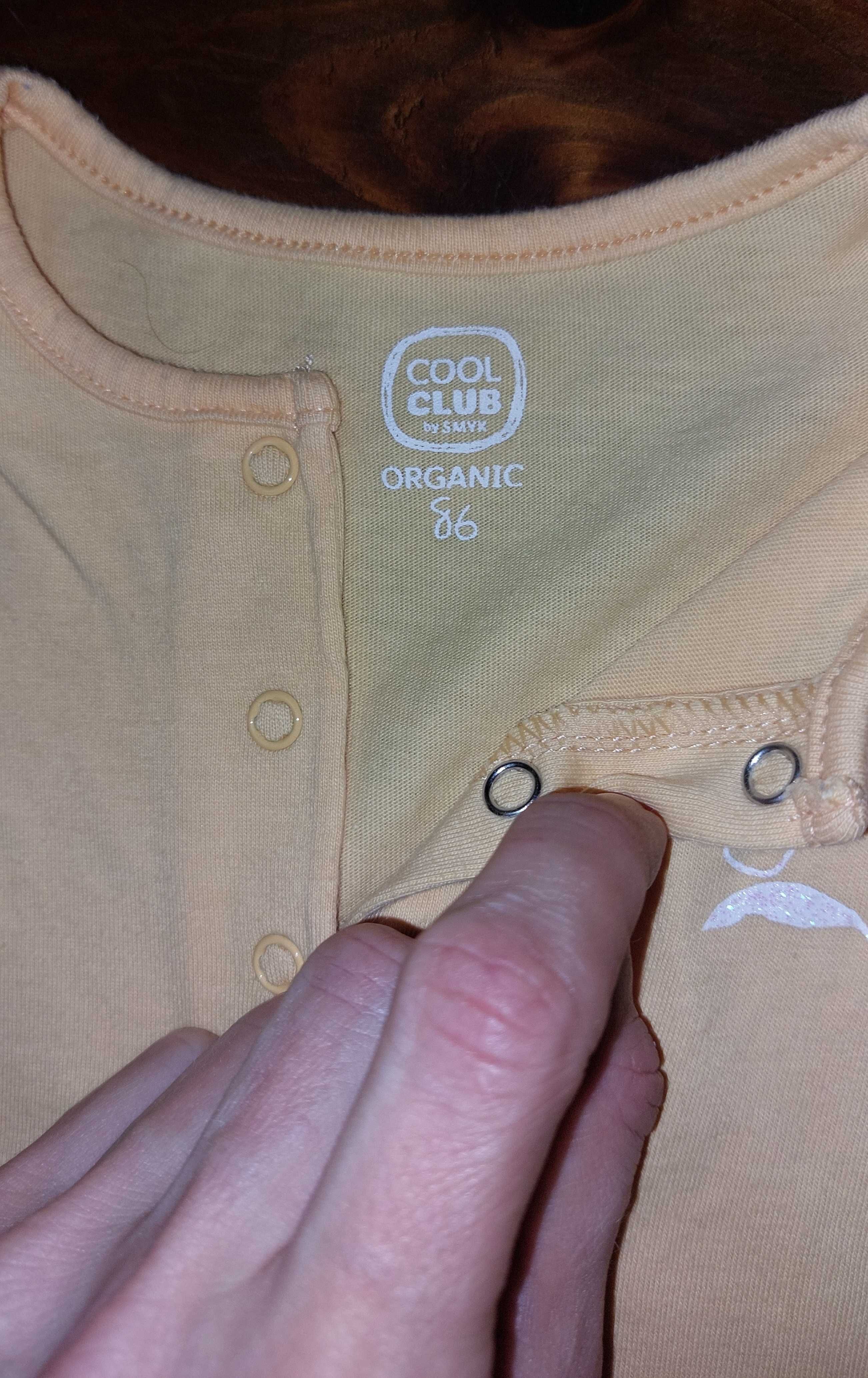 Cool Club, Rampers dziewczęcy, bawełna organiczna, 3-pak, rozmiar 86