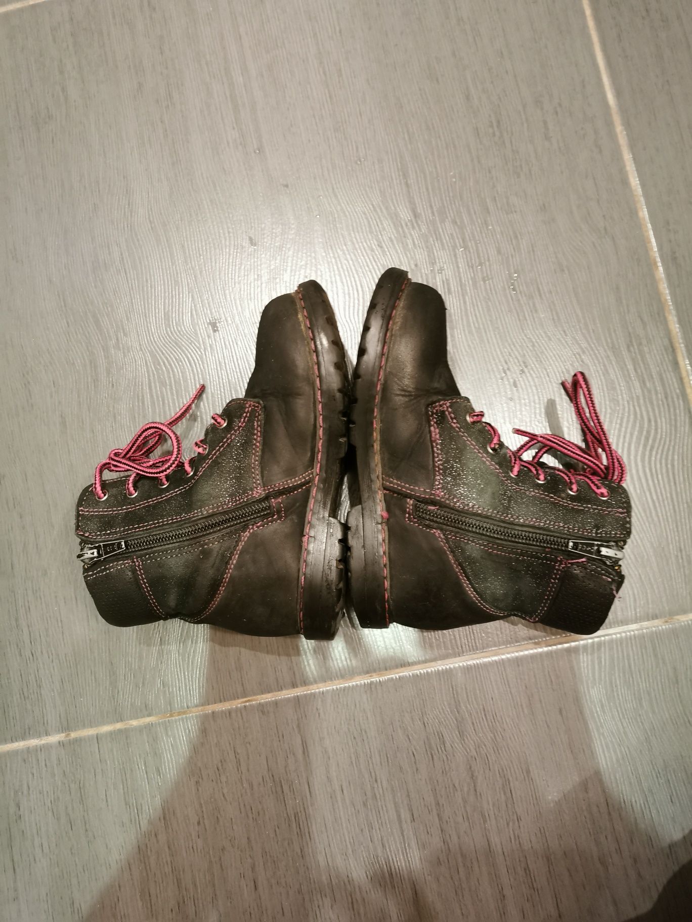 26 Lasocki Kids skórzane trapery trzewiki kozaki buty zimowe ccc