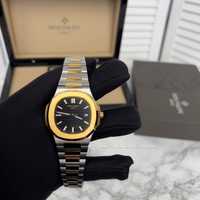 Часы мужские Patek Philippe Nautilus Silver-Gold