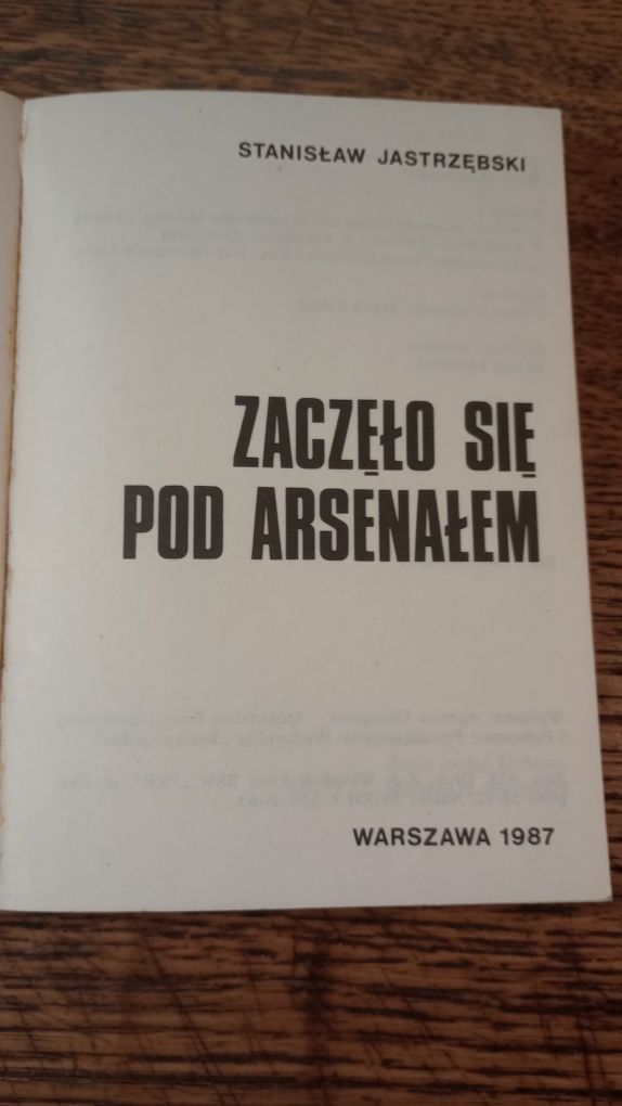 Zaczęło się pod Arsenalem. Stanisław Jastrzębski