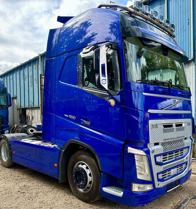 Volvo FH4 500 GLOB XXL I-SHIFT SPOJLERY KLIMA WENASTO LODÓWKA 2xALUTANK ORUROWANIE Z HALOGENAMI EURO 6 2014r  2xAlutank Glob XXL Spojlery Klima Orurowanie z Halogenami Euro 6