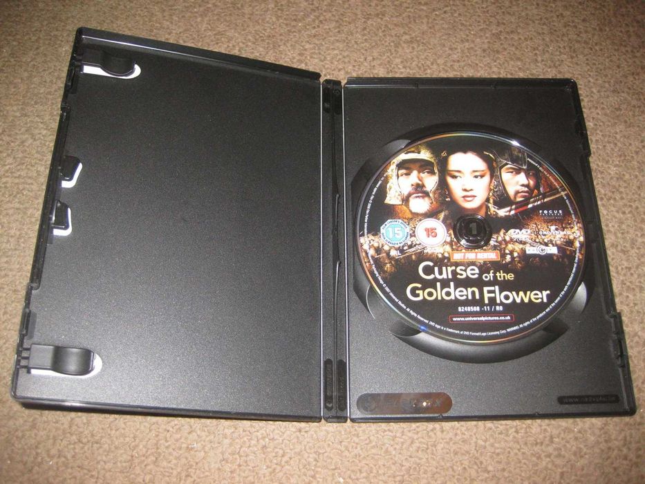 DVD "A Maldição da Flor Dourada" de Zhang Yimou