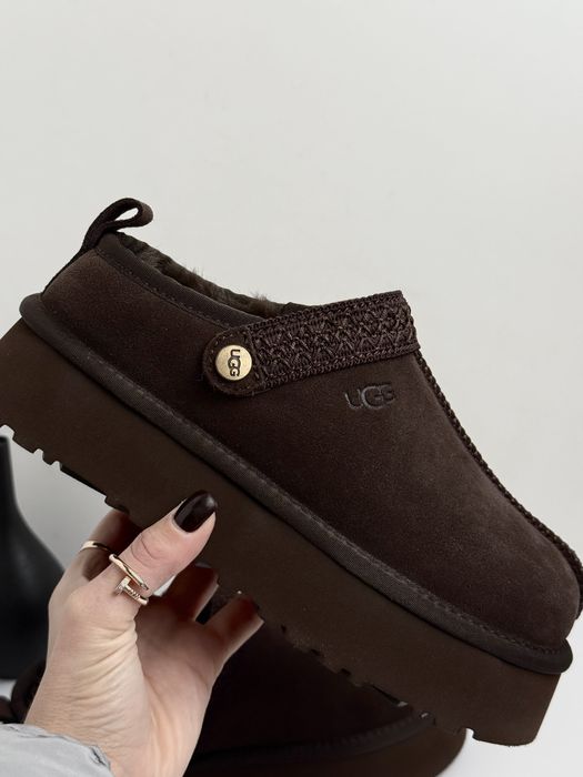 Уггі аг UGG tasman platform espresso угі зимові на хутрі таз