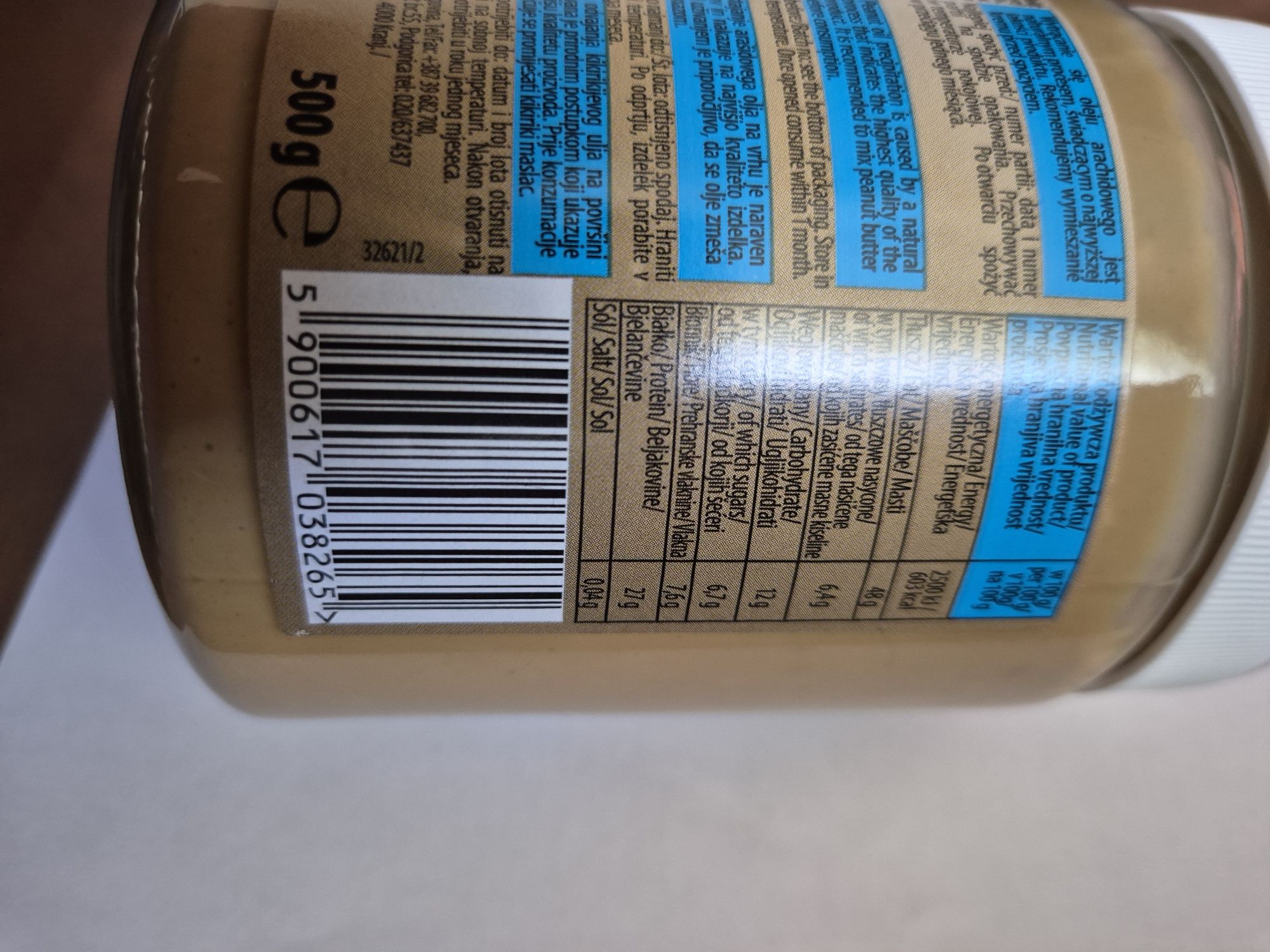 GO ON Peanut Butter Crunchy Nowe Masło Orzechowe