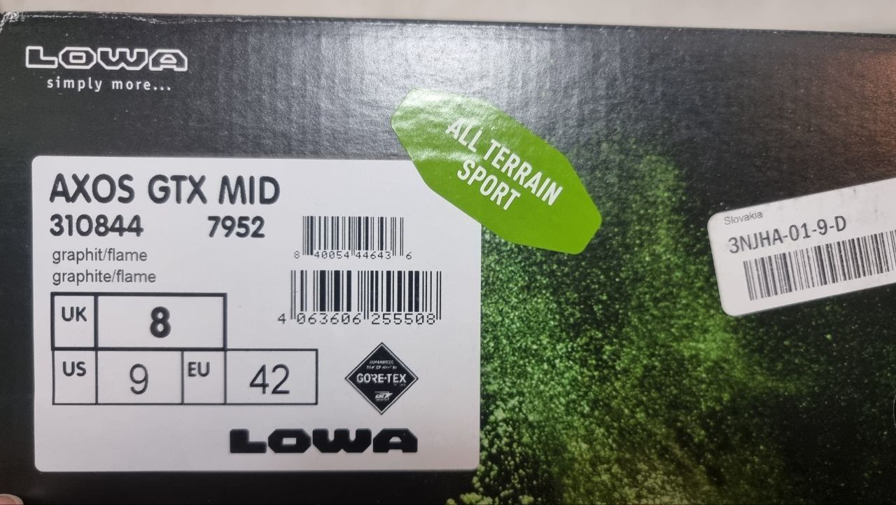 РАСПРОДАЖА!!! Lowa Axos GTX Mid.