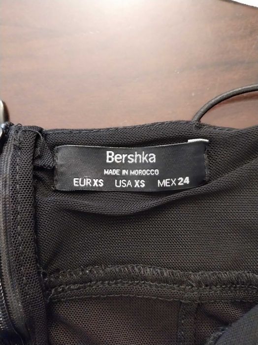 Vestido preto, Bershka, XS/34