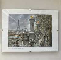 Obrazek Paryż Paris Francja tour eiffel pont Aleksandre