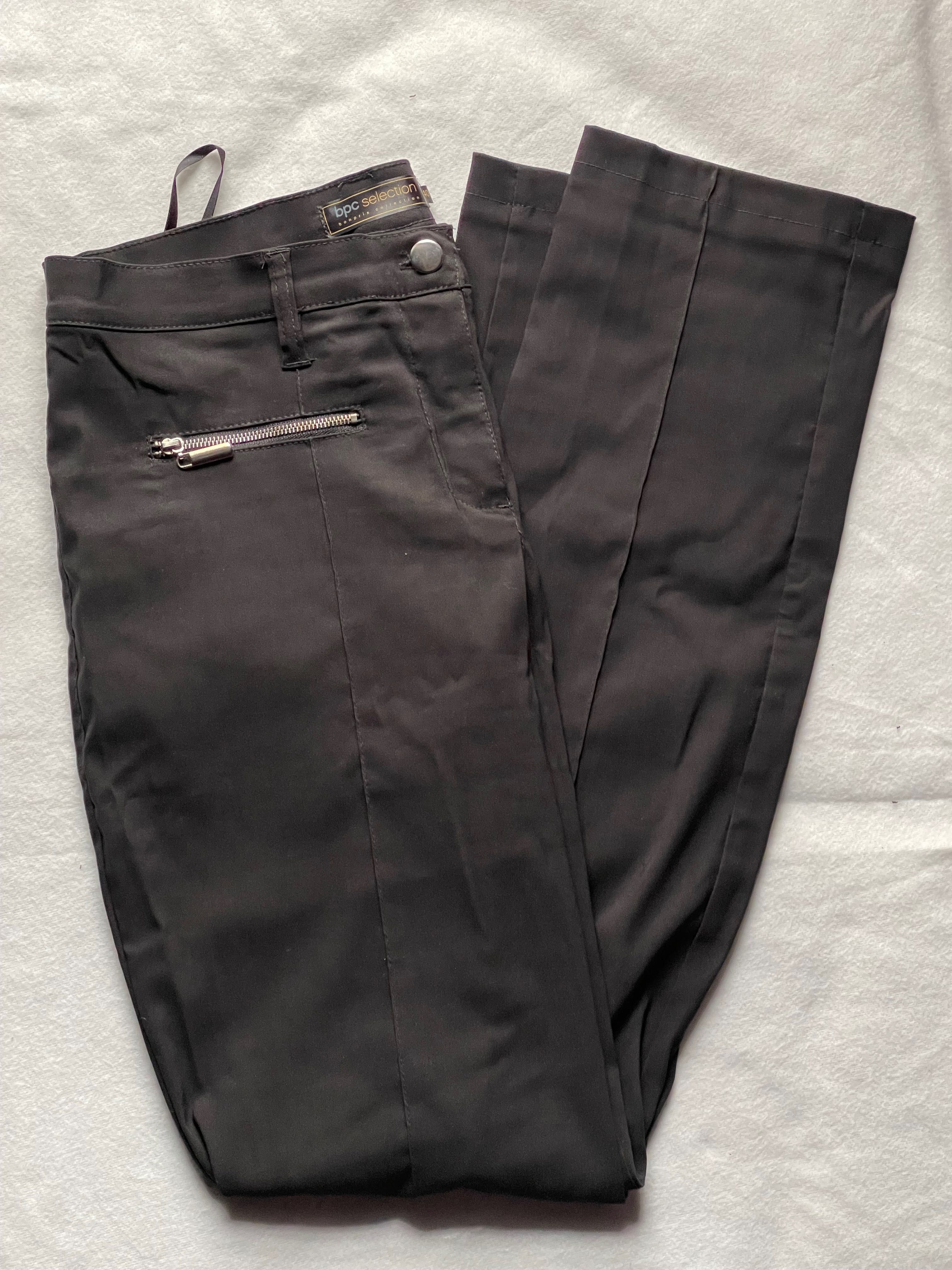 Czarne, eleganckie spodnie - 40