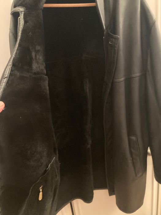 płaszcz męski typu kożuszek lekki