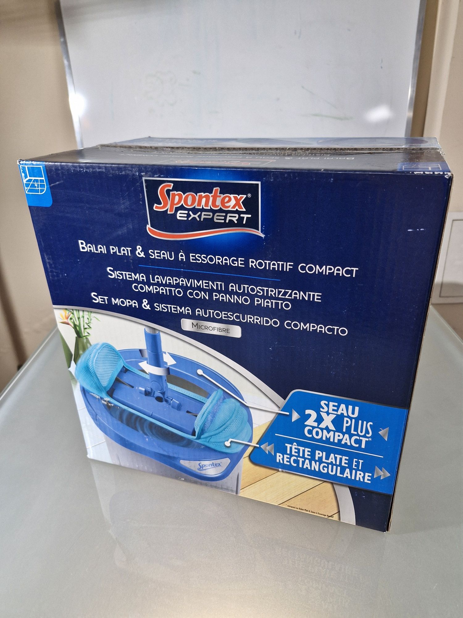 Spontex Express System Plus Compact Expert Wiadro i Mop Obrotowy