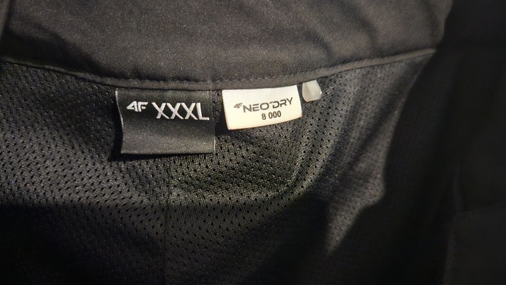 Spodnie narciarskie męskie 4F XXXL 8000 szelki Neodry jak nowe