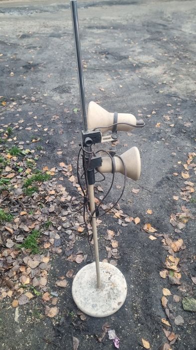 Lampa na 2 klosze,stara