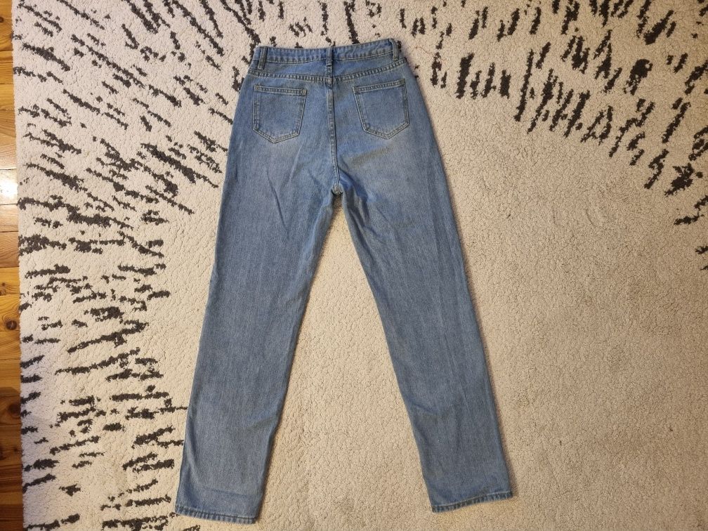 J NOWE spodnie M 38 Shein jeansy jeansowe spodenki dżinsy