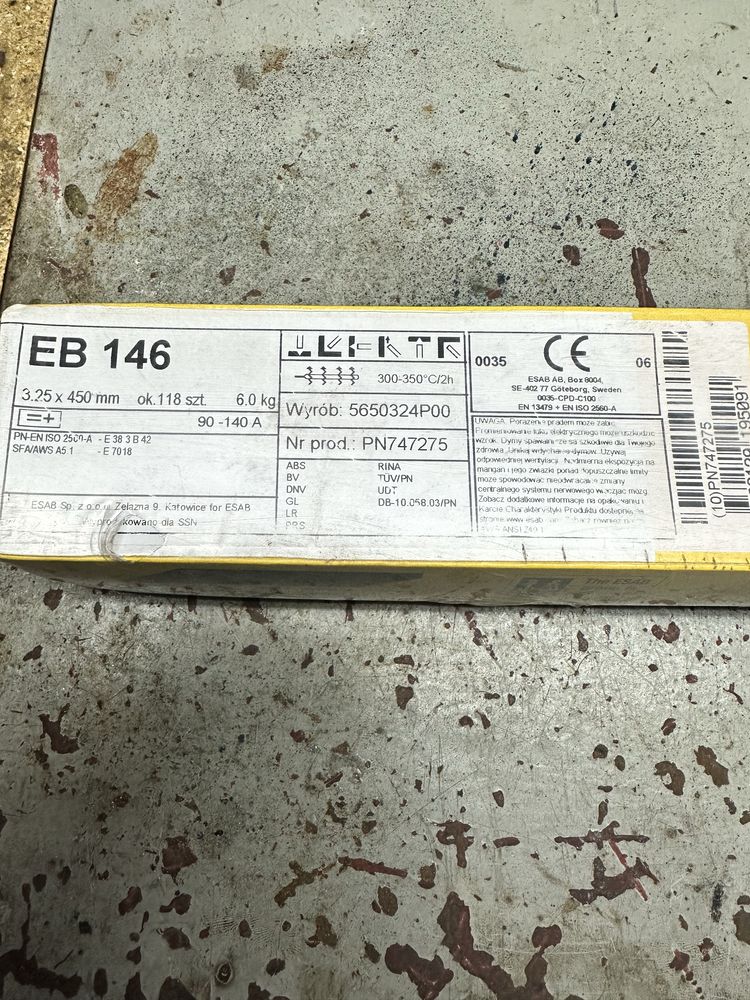 Elektrody Bildon EB146 3,25 6KG i 2,5 4,5 KG