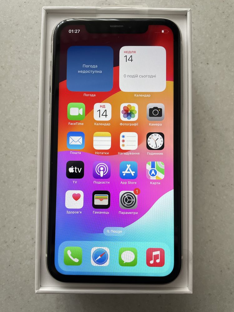 Iphone 11 128gb (рідна батарея 80%)