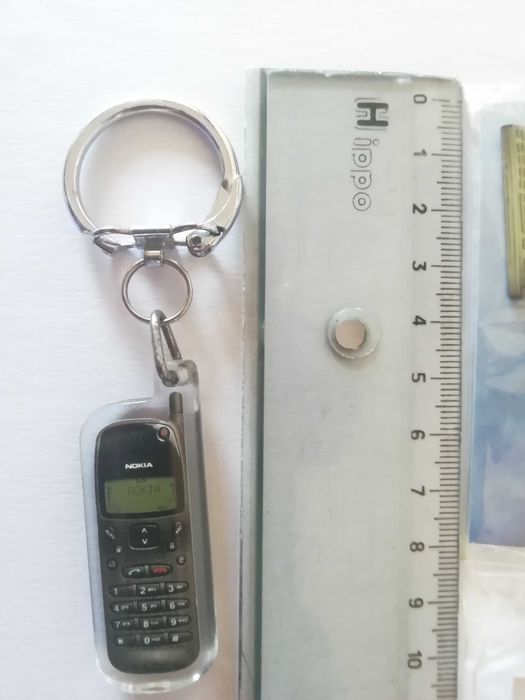 Pins e porta-chaves de publicidade á Nokia