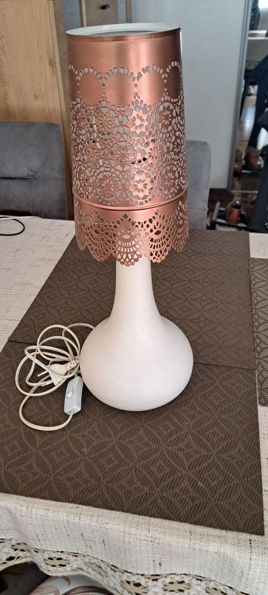 Lampa lampka nocna  lub do pokoju fajans