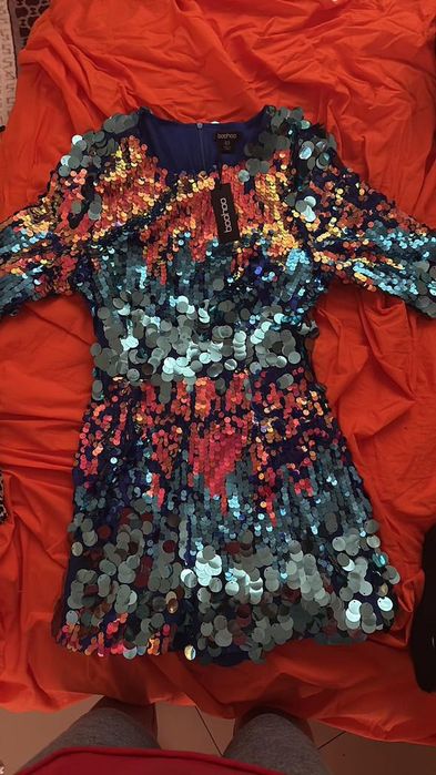 Ромпер паєтках хамеліон