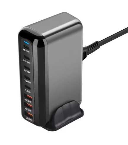 Зарядная док-станция 600W GAN3, 3*USB-A + 5*USB-C