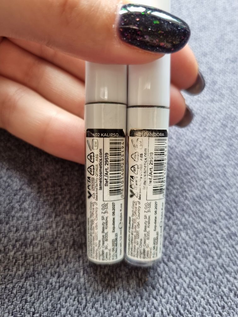 Lamel eyeliner kolorowy holo dwa kolory 401 i 402