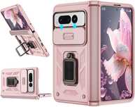 MATEPROX etui pancerne do Google Pixel Fold 5G 360 holder różowe złoto